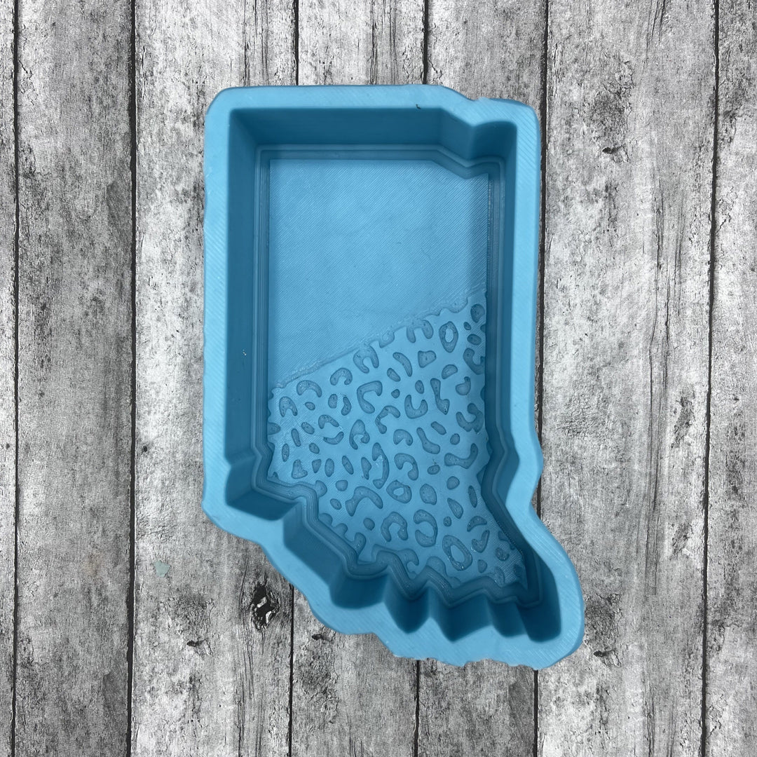 Indiana State Leopard Silicone Mold