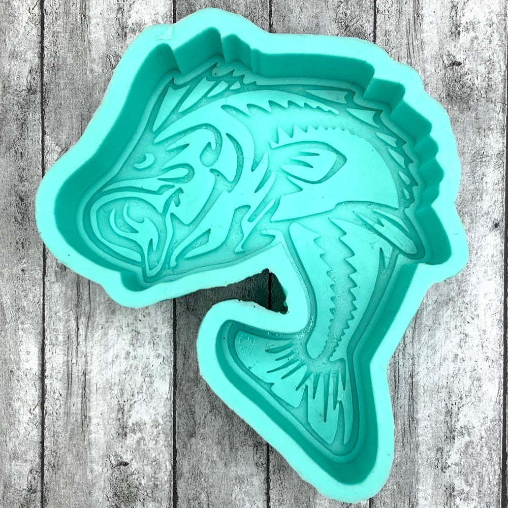 Bass Fish Silicone Mold