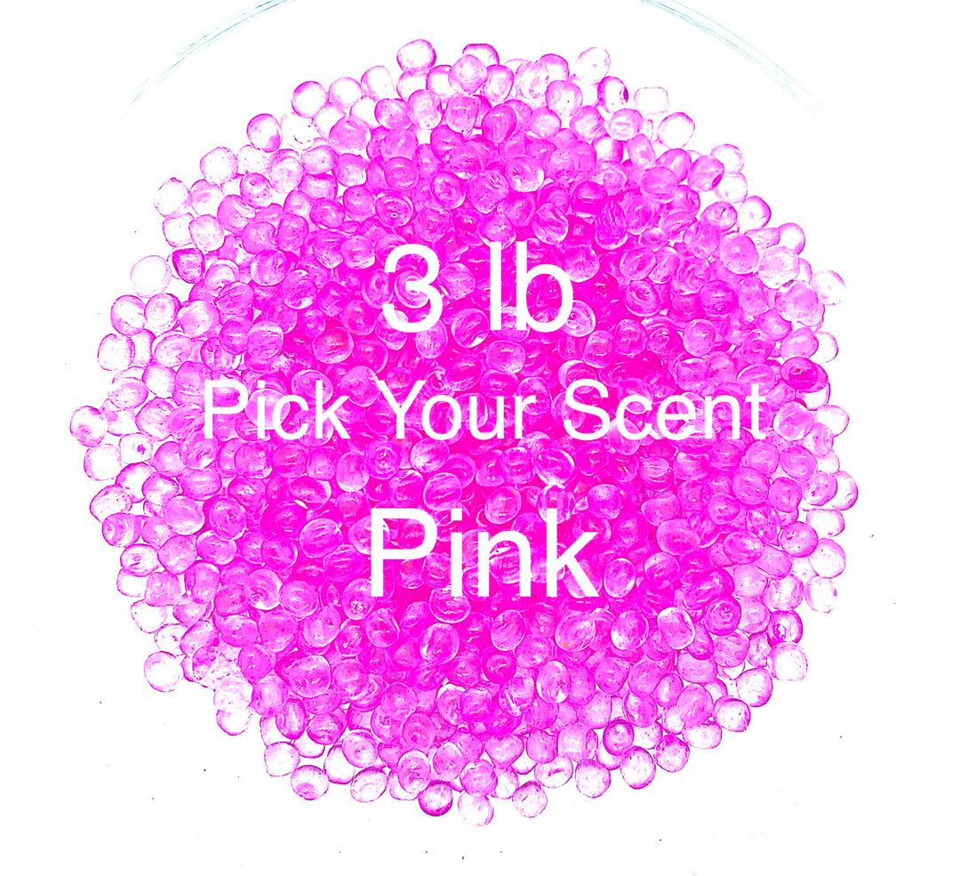 Pink aroma beads 