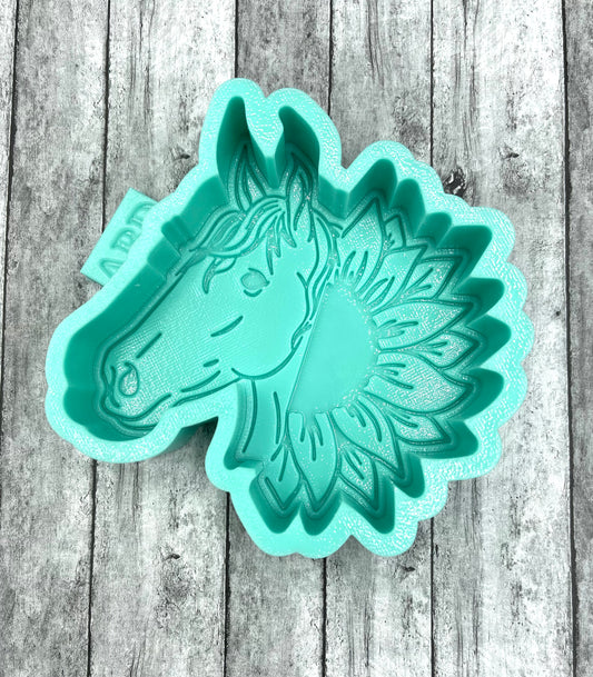 Sunflower Horse Freshie Silicone Mold