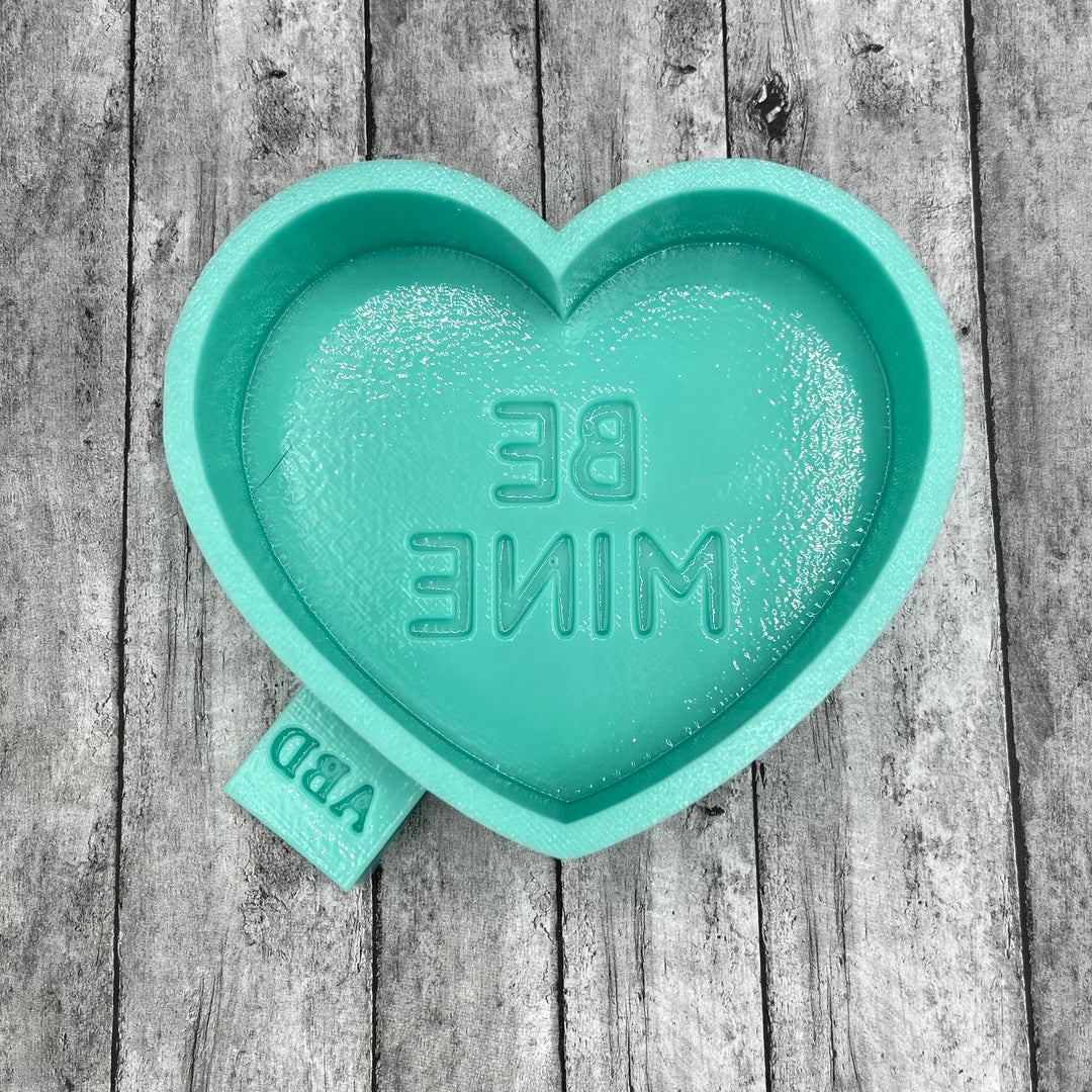 Be Mine Conversation Heart Freshie Silicone Mold