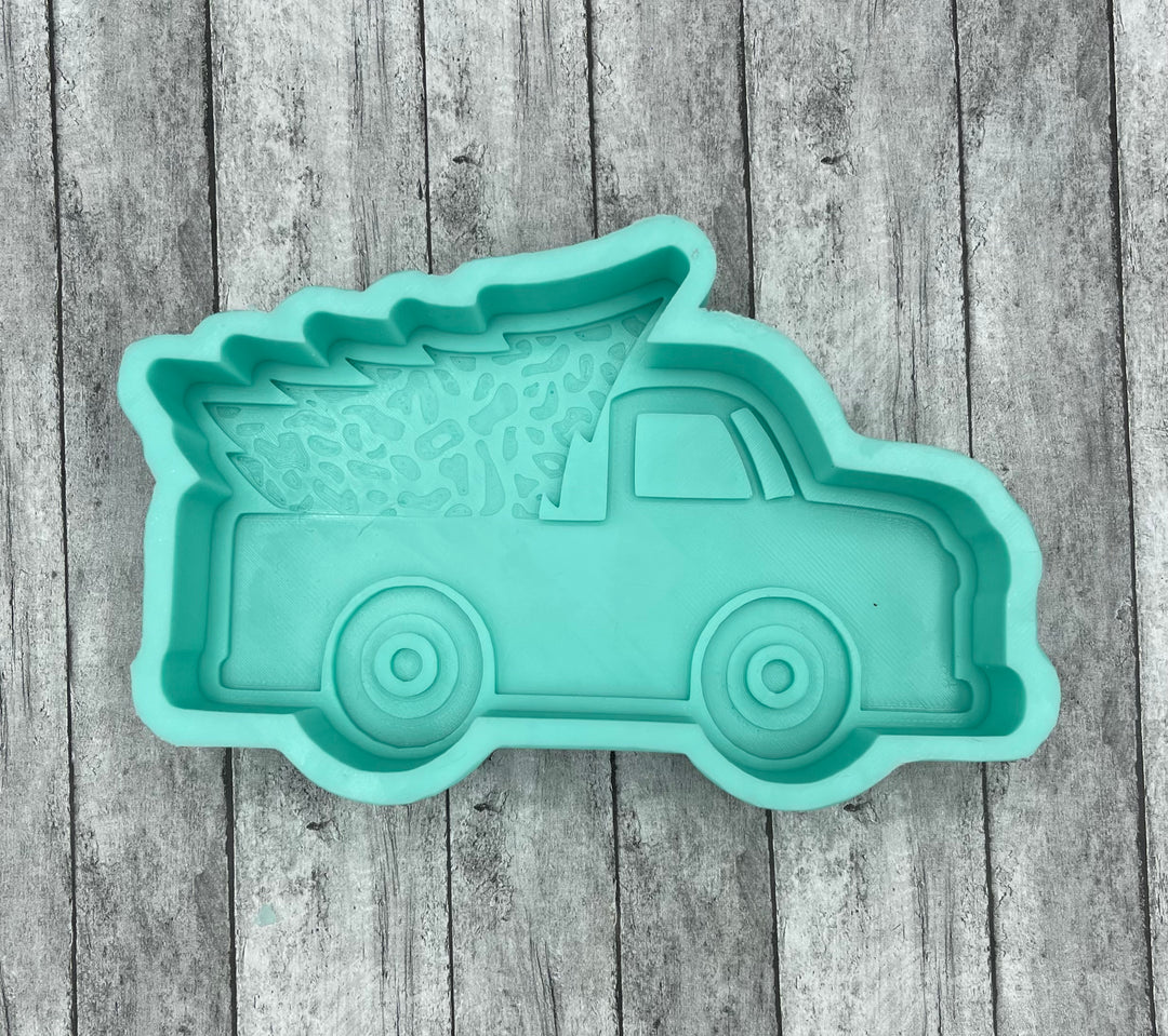Christmas Truck Silicone Mold 