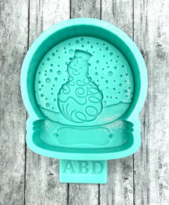 Snowman Snow globe Freshie Silicone Mold