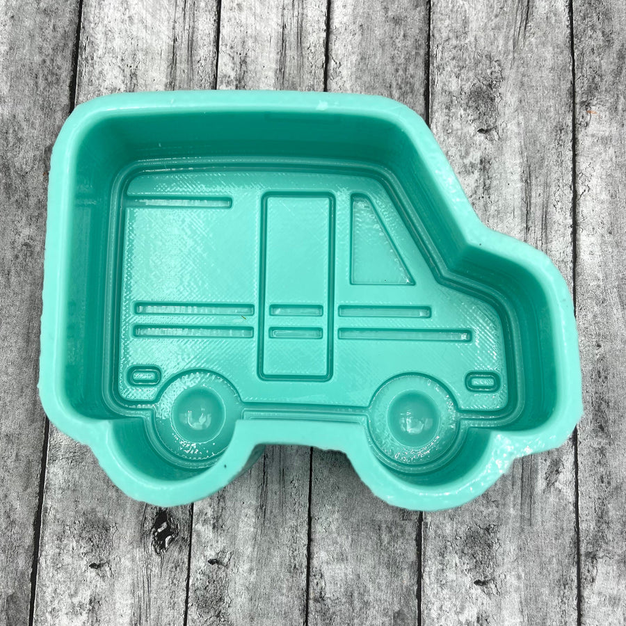 Delivery Truck Silicone Mold 