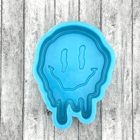 Melting Smiley face Silicone Mold