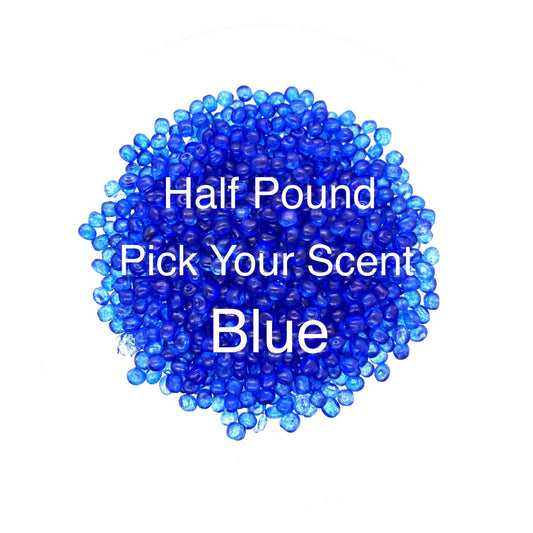 Blue scented aroma beads