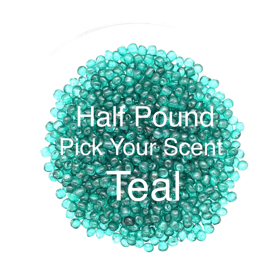Teal scented aroma beads