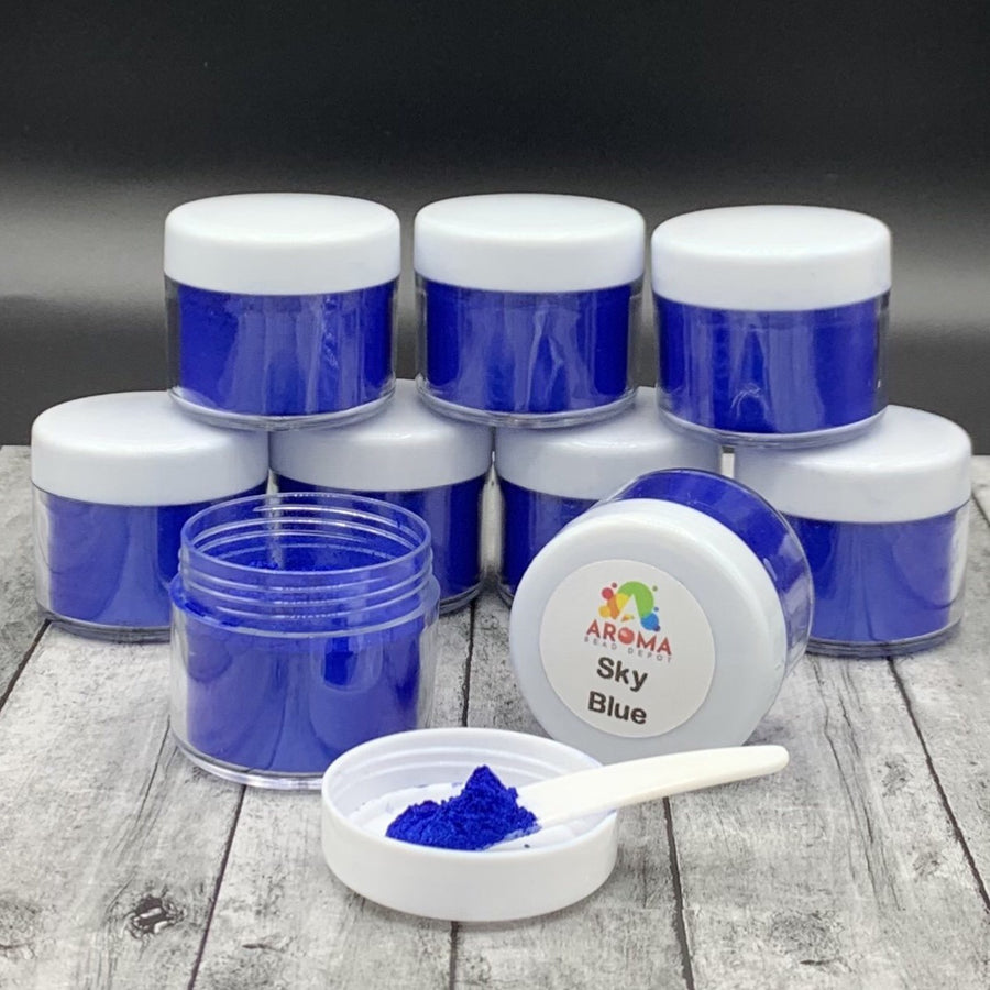 Sky Blue mica powders 