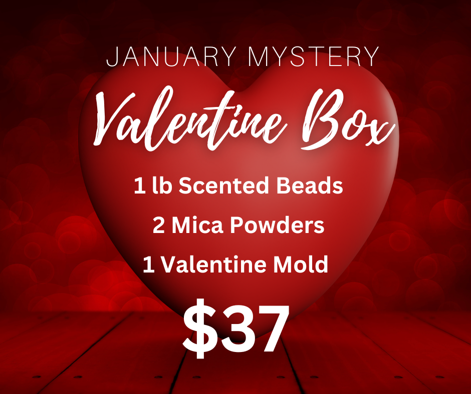 Box With January January Valentine Mystery Box – Aroma Bead Depot