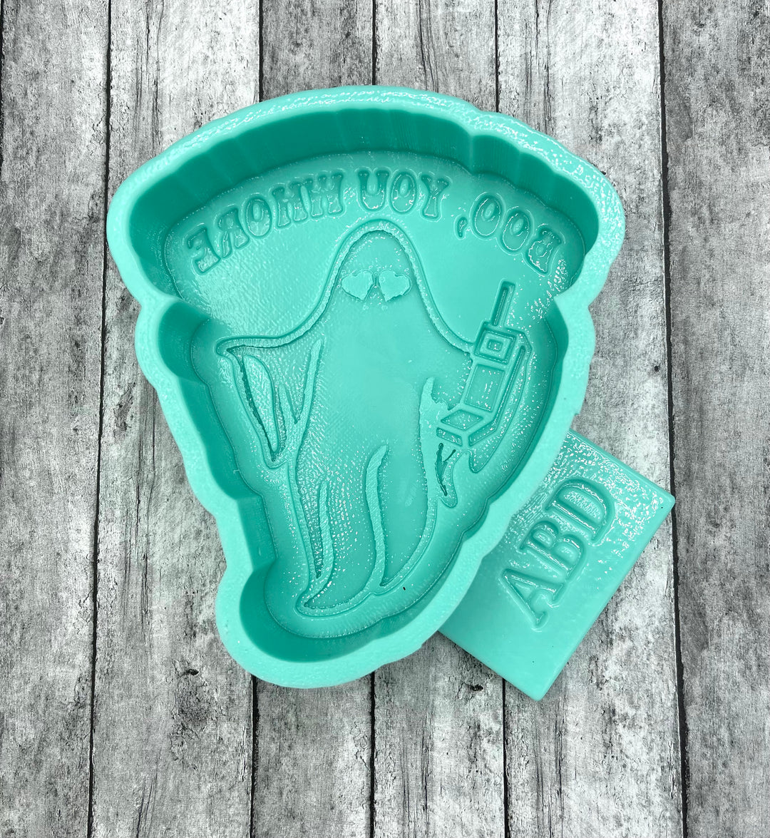 Boo You Whore Ghost Freshie Silicone Mold