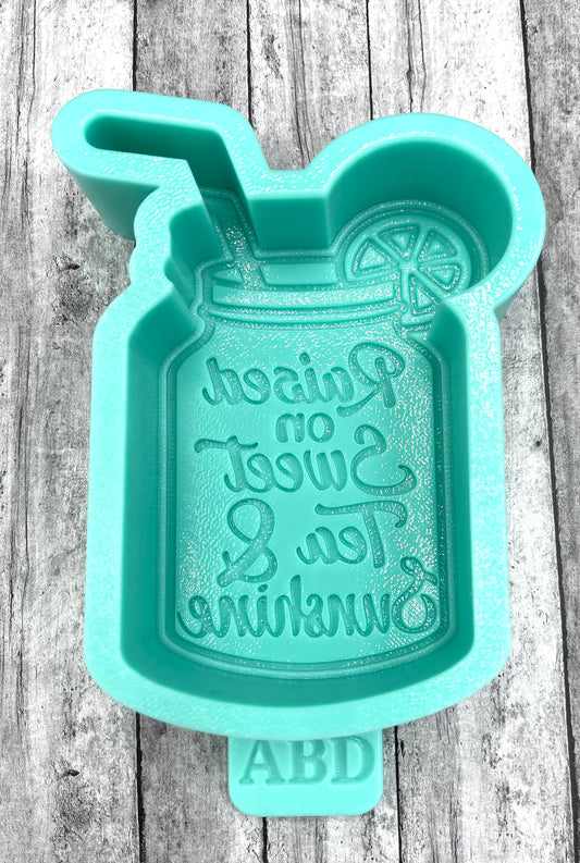 Sweet Tea & Sunshine Mason Jar silicone mold