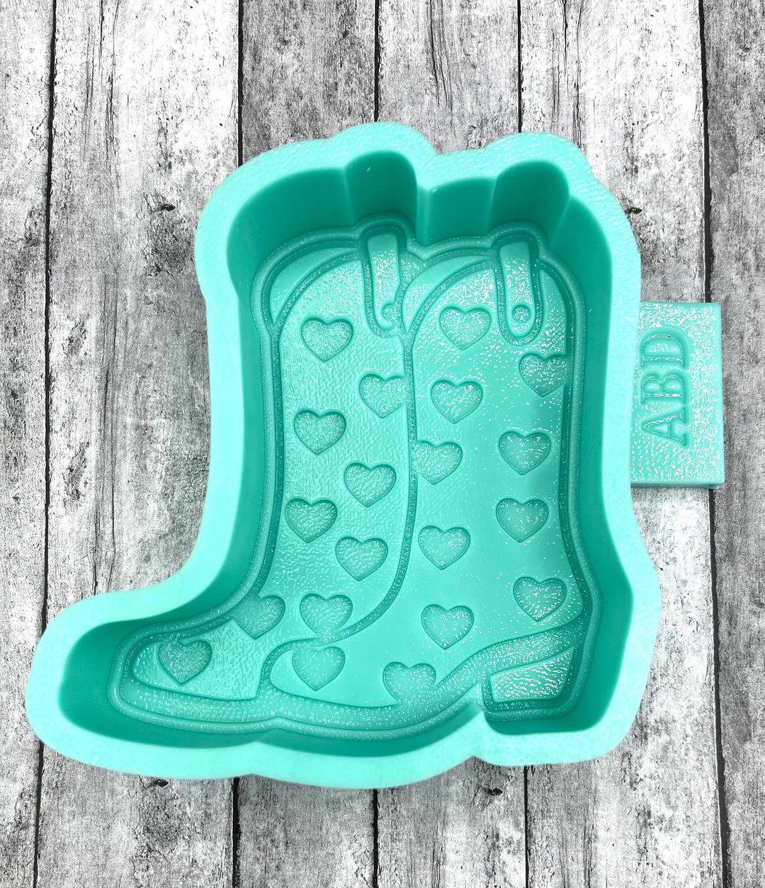 Heart Boots Freshie Silicone Mold