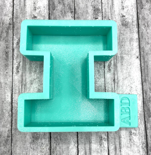 Plain Alphabet Letters Freshie Silicone Mold