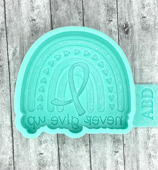 Awareness Ribbon Rainbow Freshie Silicone Mold