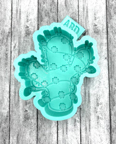 Shamrock Flower Cactus Freshie Silicone Mold