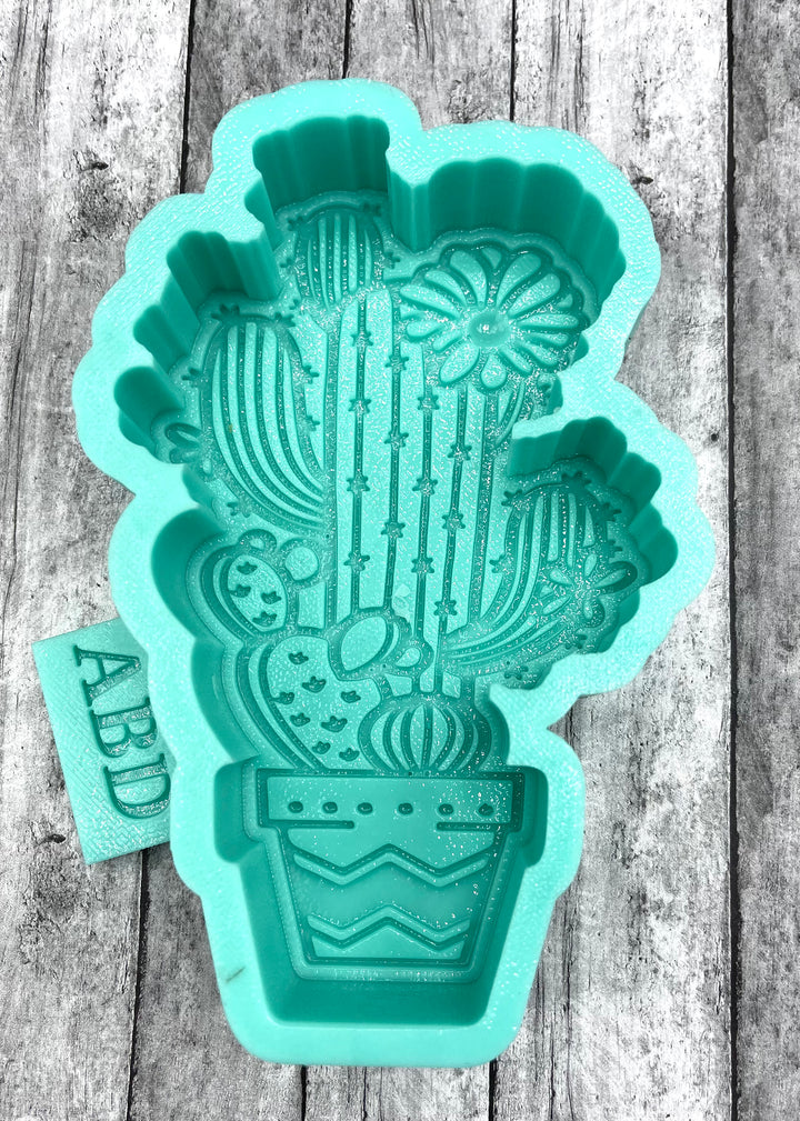 Cactus in a Pot Freshie Silicone Mold