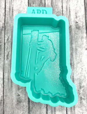 Lineman States Freshie Silicone Mold