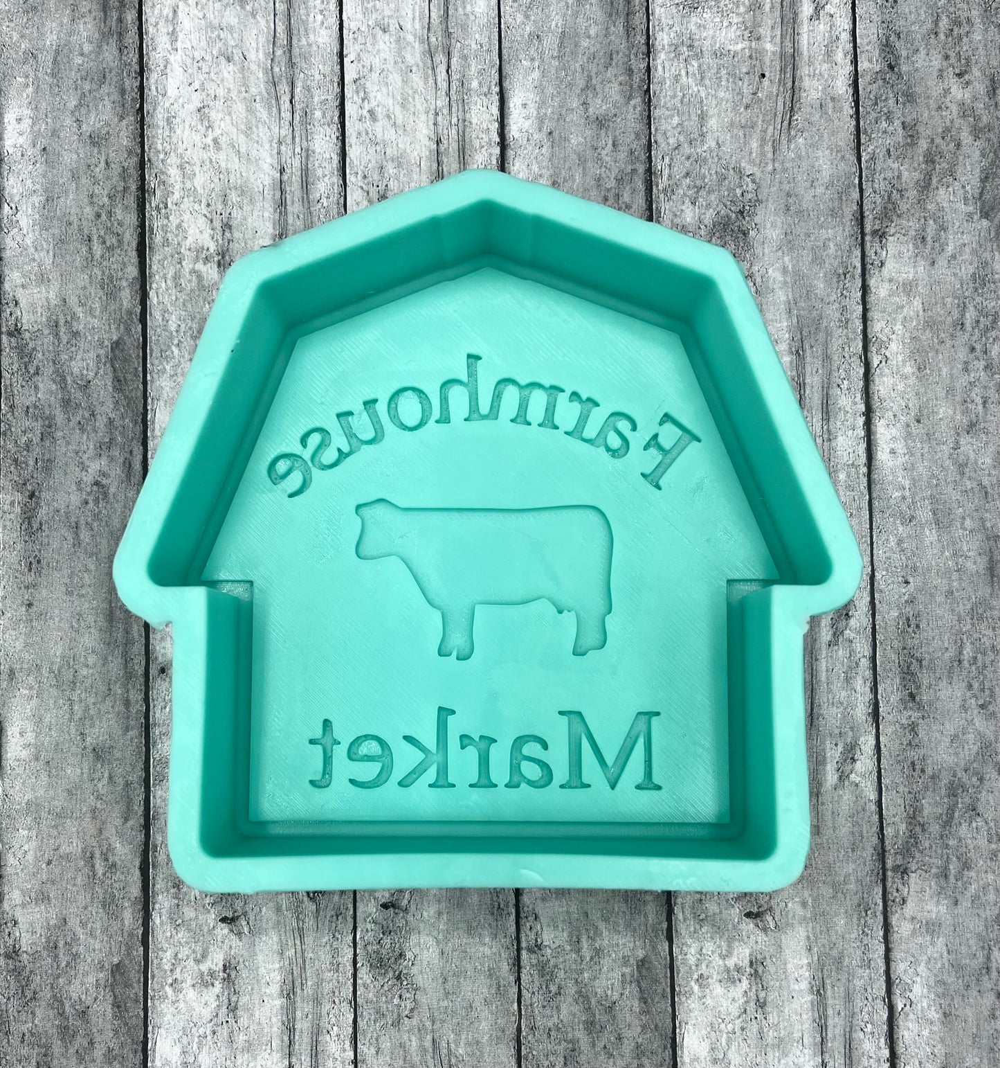 Farmhouse Market Barn Silicone Mold