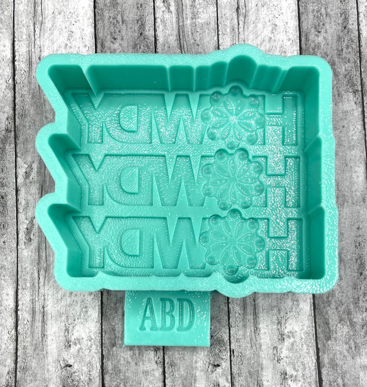 Howdy Freshie Silicone Mold