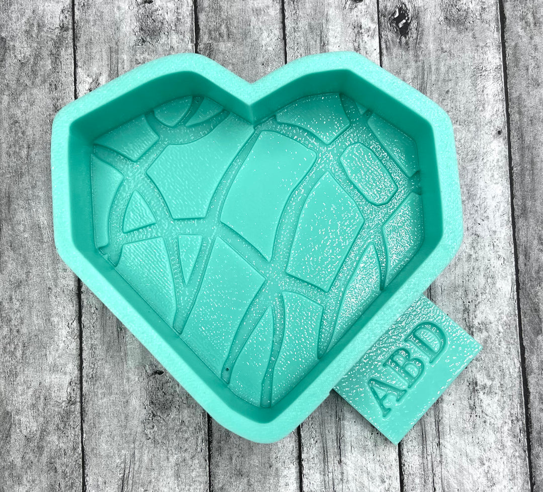 Lil Snack Cake Heart Freshie Silicone Mold
