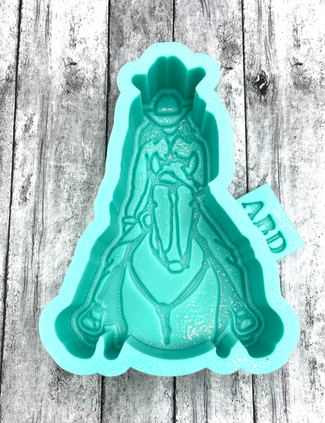 Cowgirl on Horse Freshie Silicone Mold