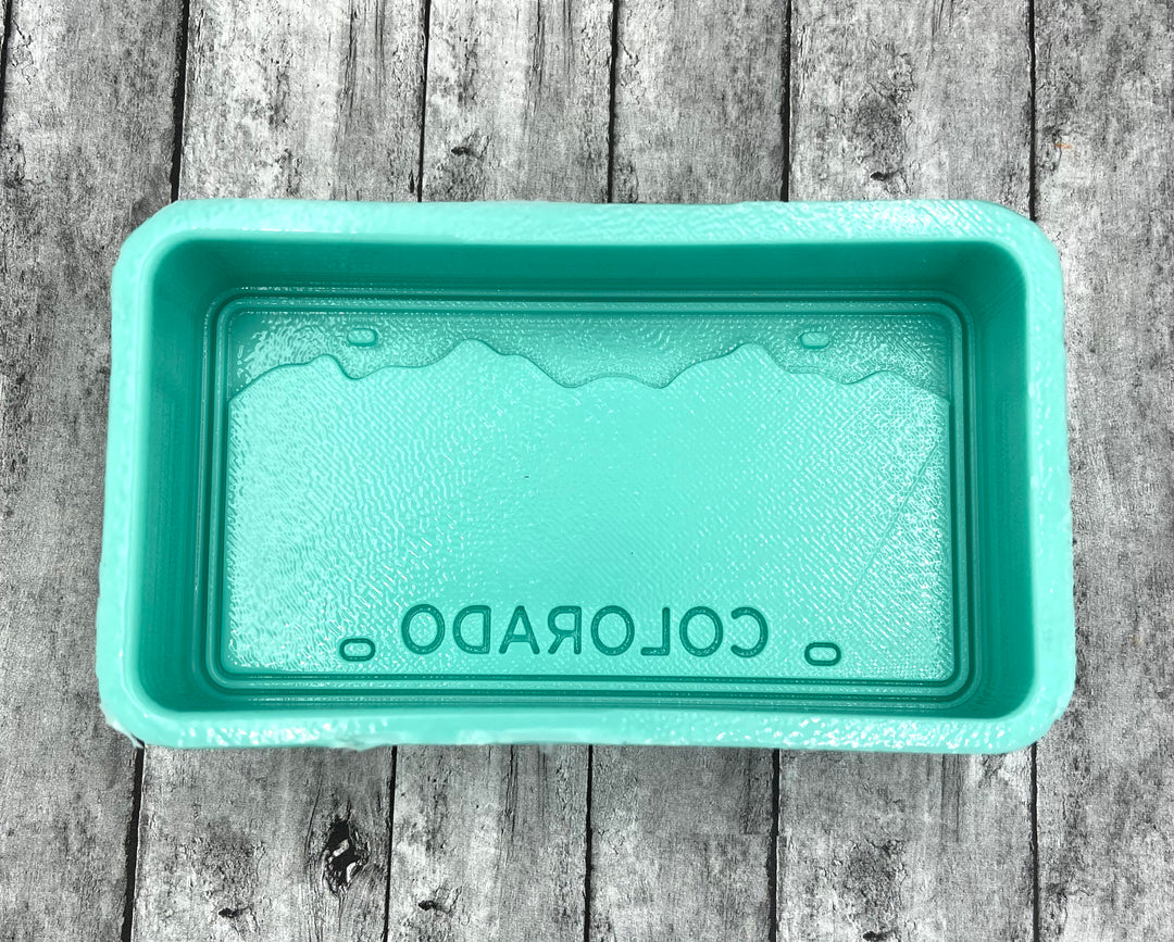 Colorado License Plate Silicone Mold
