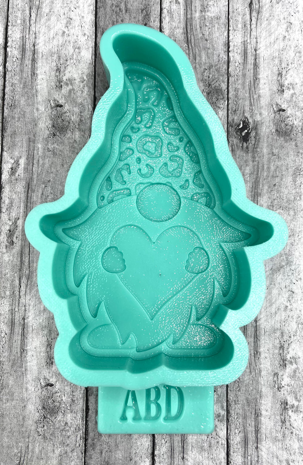 Gnome Valentine Leopard Hat Freshie Silicone Mold