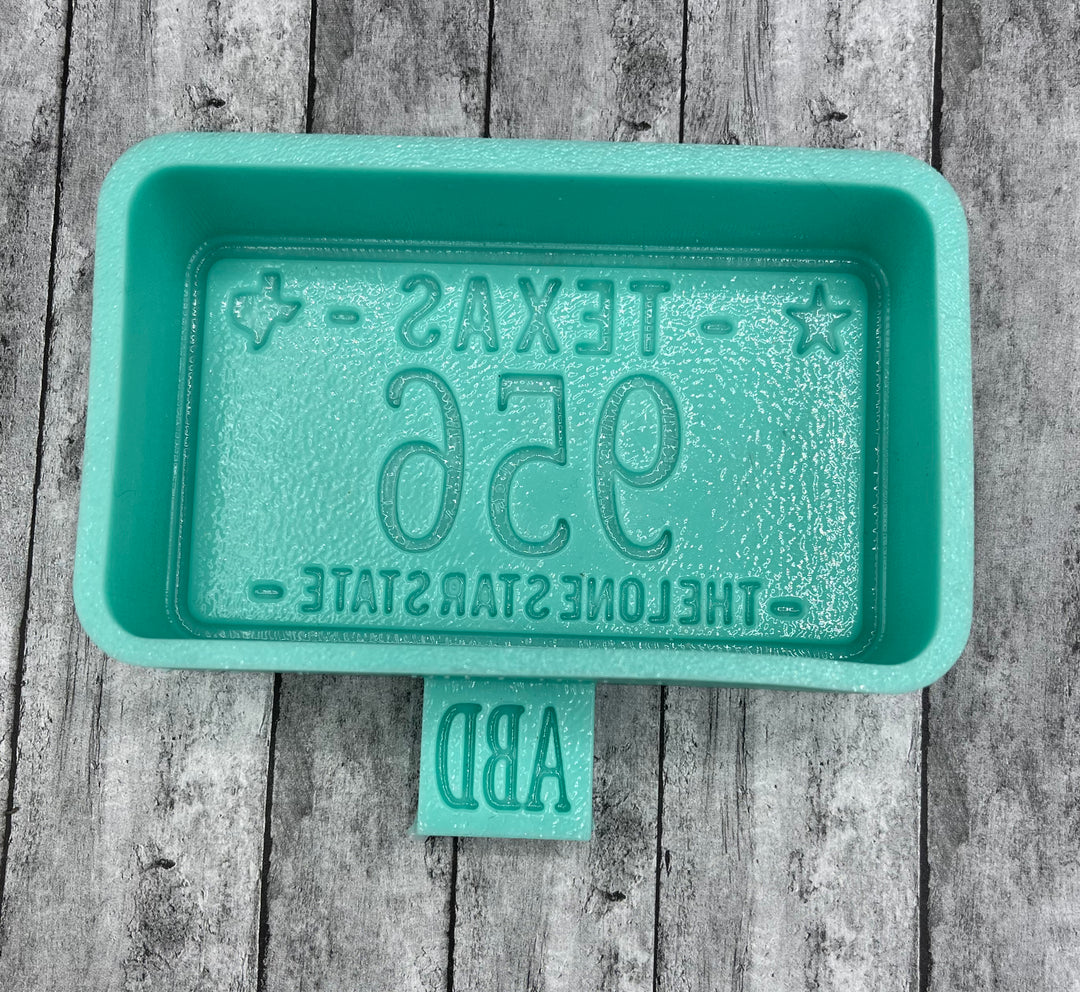 Texas 956 License Plate Freshie Silicone Mold