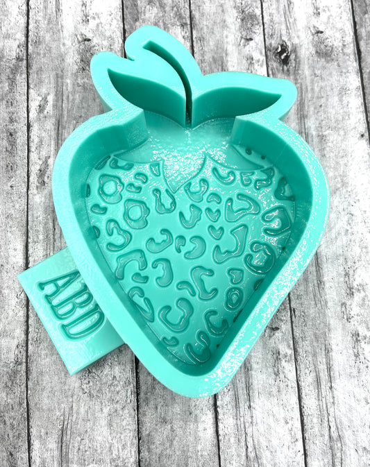 Leopard Strawberry Freshie Silicone Mold