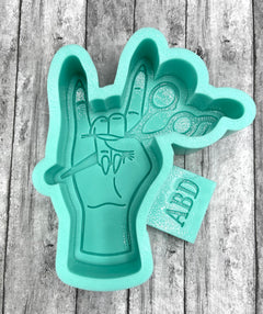 Hairdresser Hand Freshie Silicone Mold