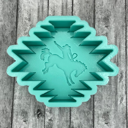 Aztec Western Cowboy Silicone Mold 