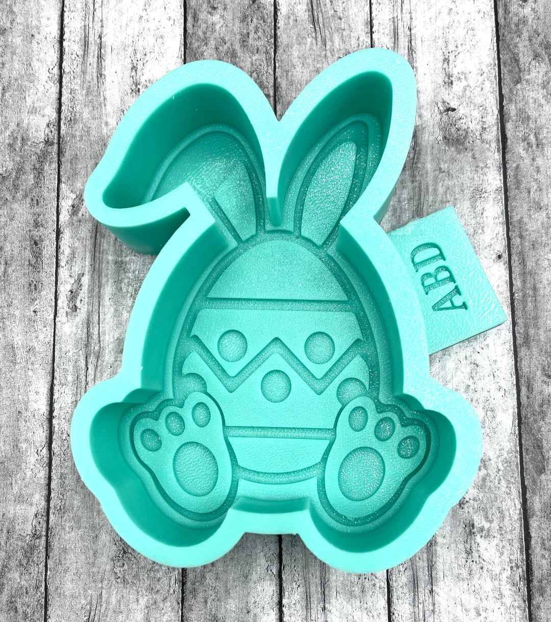 Easter Egg Bunny Line Dots Freshie Silicone Mold
