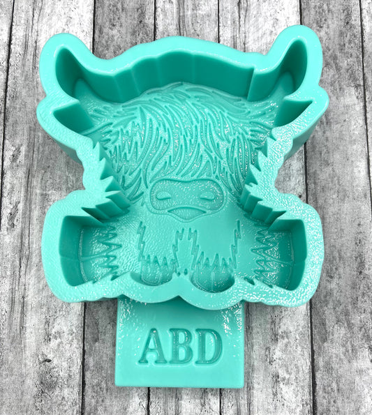 Scottish Highland Cow Freshie Silicone Mold