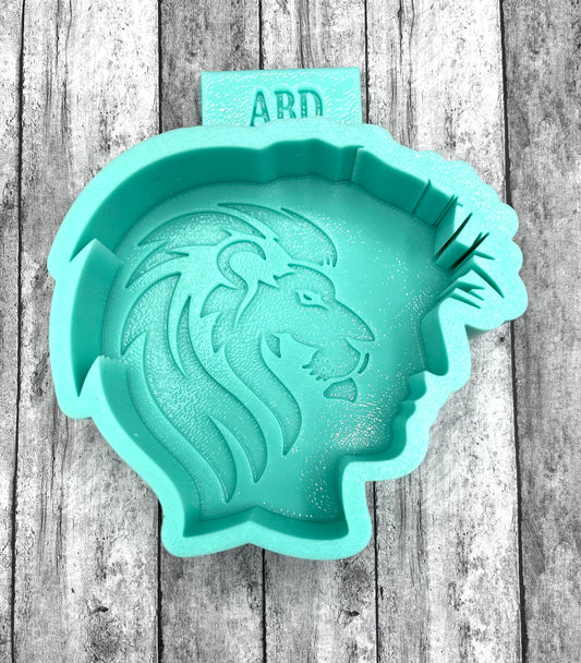 Silhouette Lion Jesus Freshie Silicone Mold