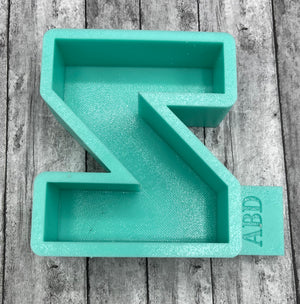 Plain Alphabet Letters Freshie Silicone Mold