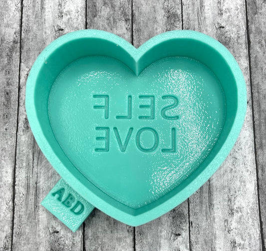 Self Love Conversation Heart Freshie Silicone Mold