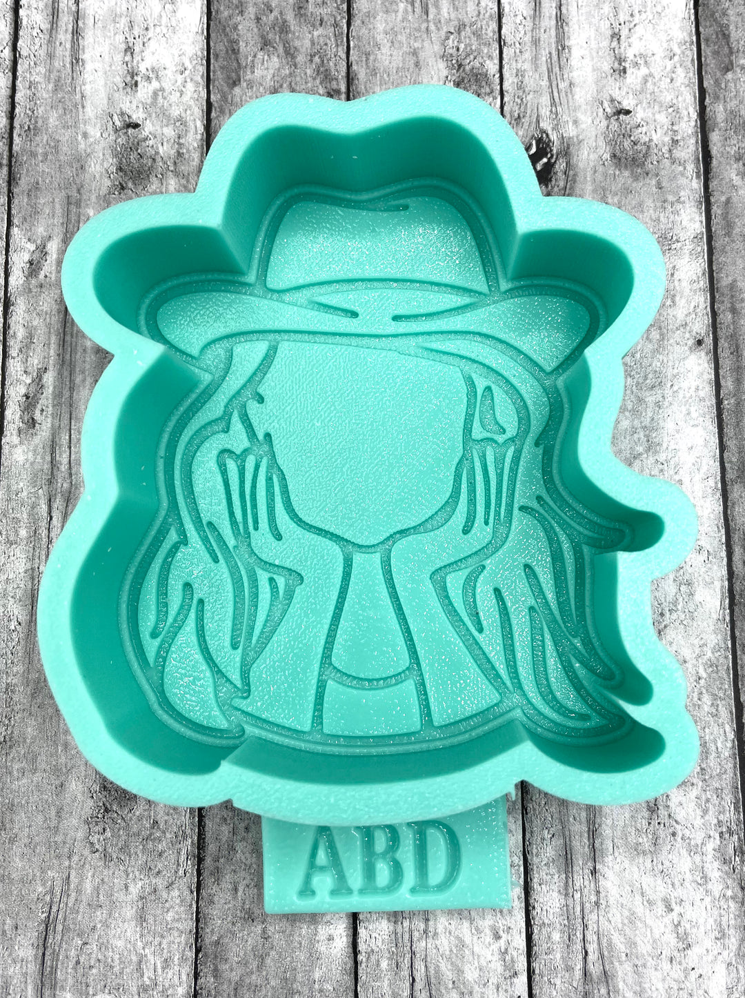 Faceless Cowgirl Freshie Silicone Mold