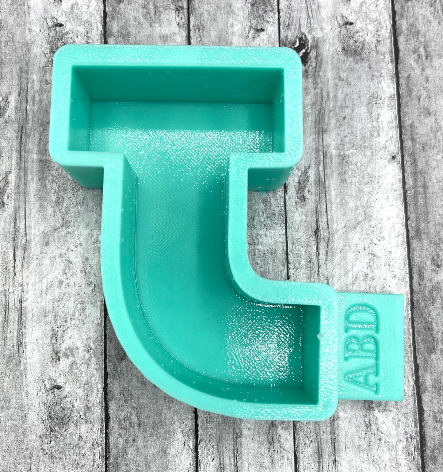 Plain Alphabet Letters Freshie Silicone Mold