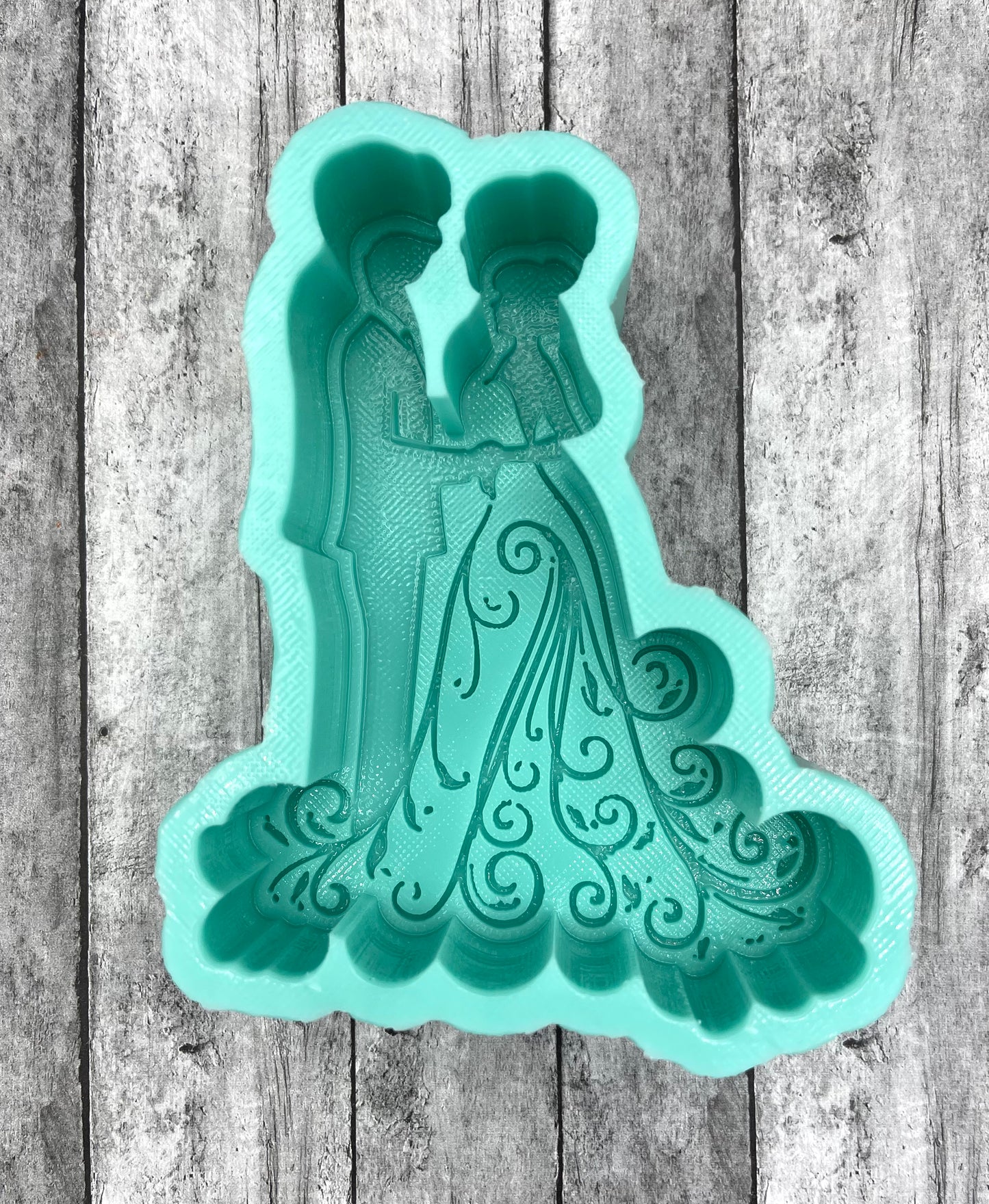 Wedding Couple Bride Groom Silicone Mold