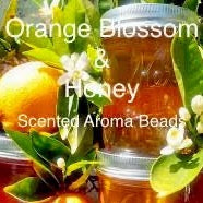 Orange Blossom & Honey scented aroma beads
