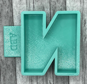 Plain Alphabet Letters Freshie Silicone Mold