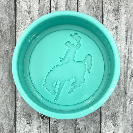 Cowboy Bronc Riding silicone Mold