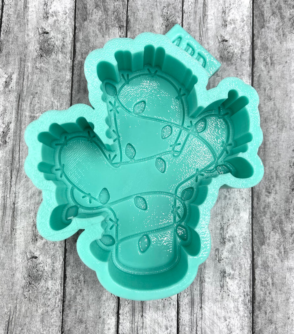 Christmas Cactus Freshie Silicone Mold