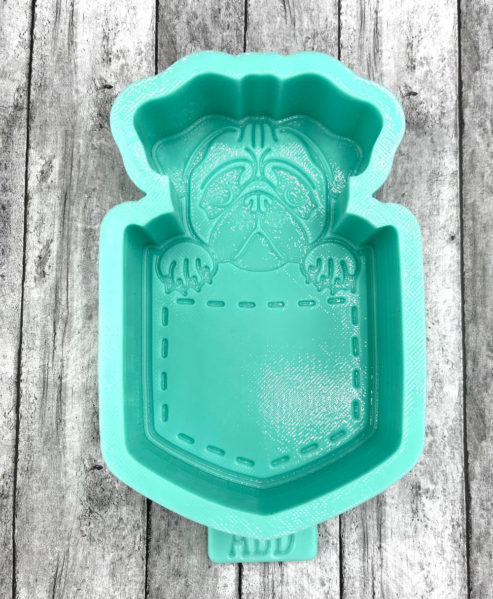 Pocket Pug Freshie Silicone Mold