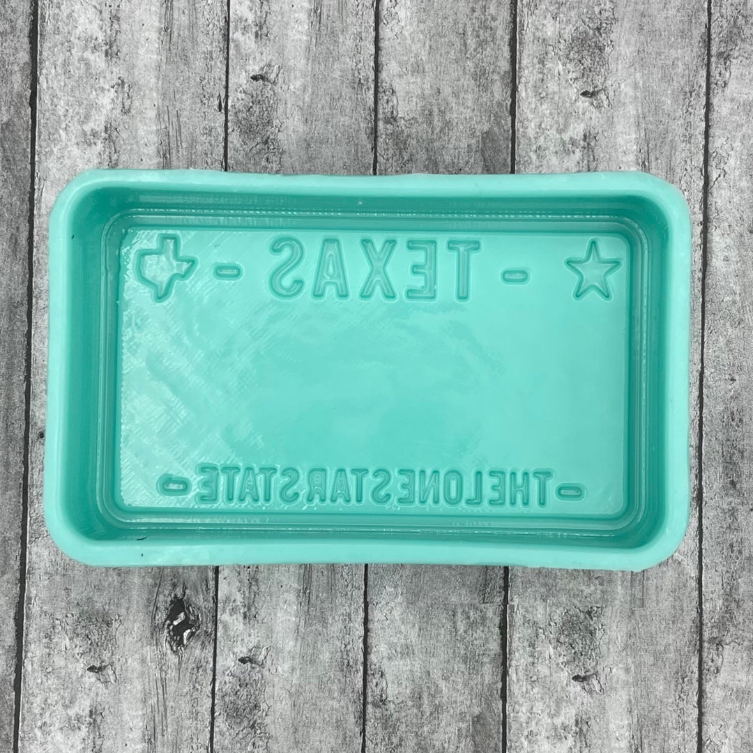Texas License Plate Silicone Molds