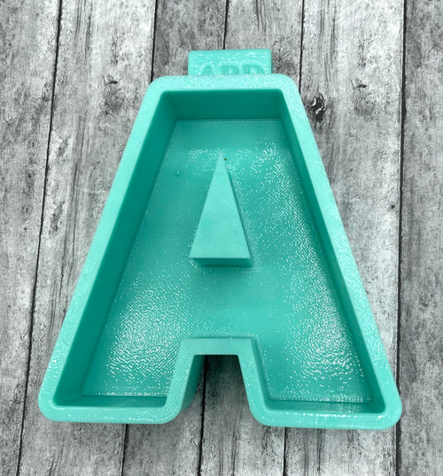 Plain Alphabet Letters Freshie Silicone Mold