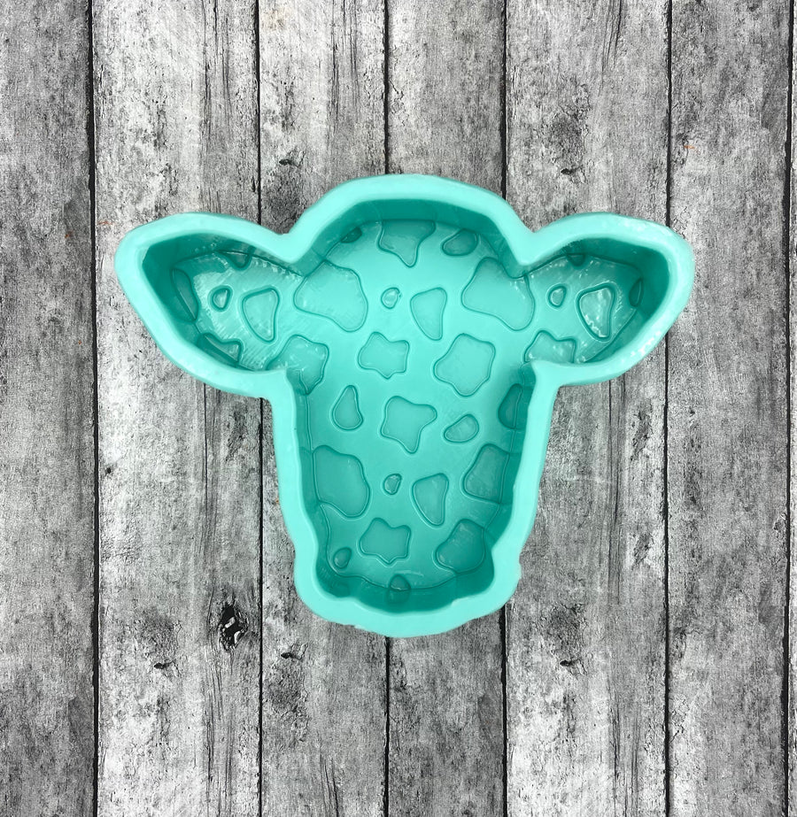 Cow Head with Spots Silicone Mold