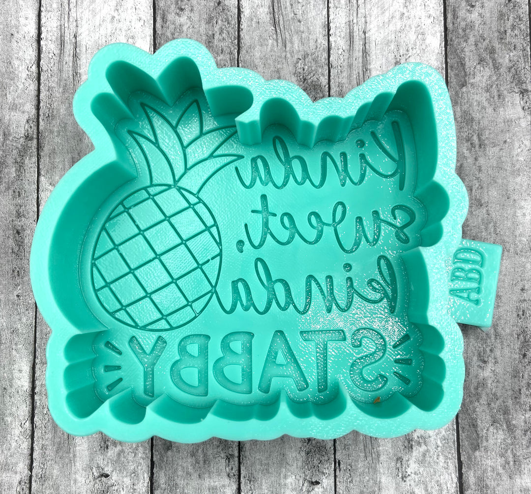 Stabby Pineapple Freshie Silicone Mold