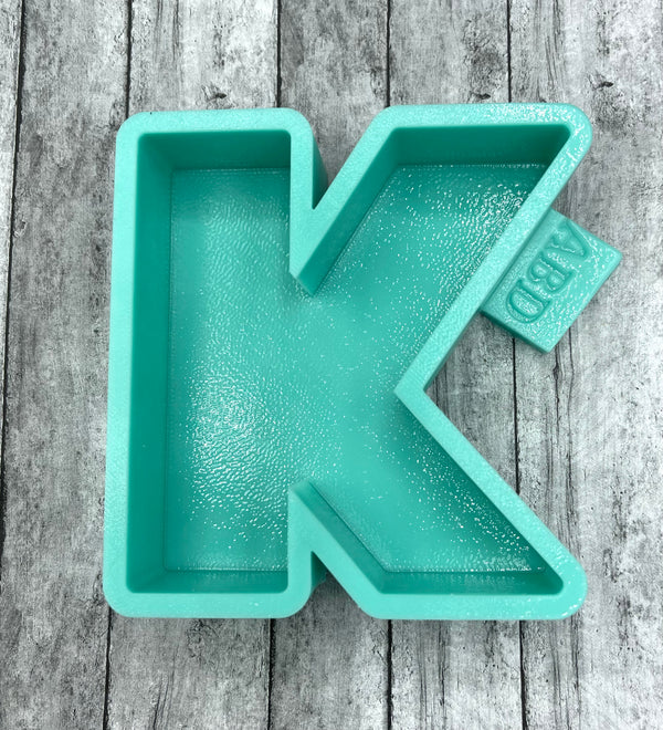 Plain Alphabet Letters Freshie Silicone Mold