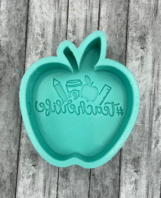 Teacher Life Apple Silicone Mold